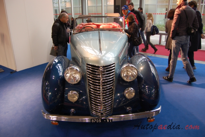 Lancia Astura 1931-1939 (1938 4th series Pininfarina cabriolet 2d), front view