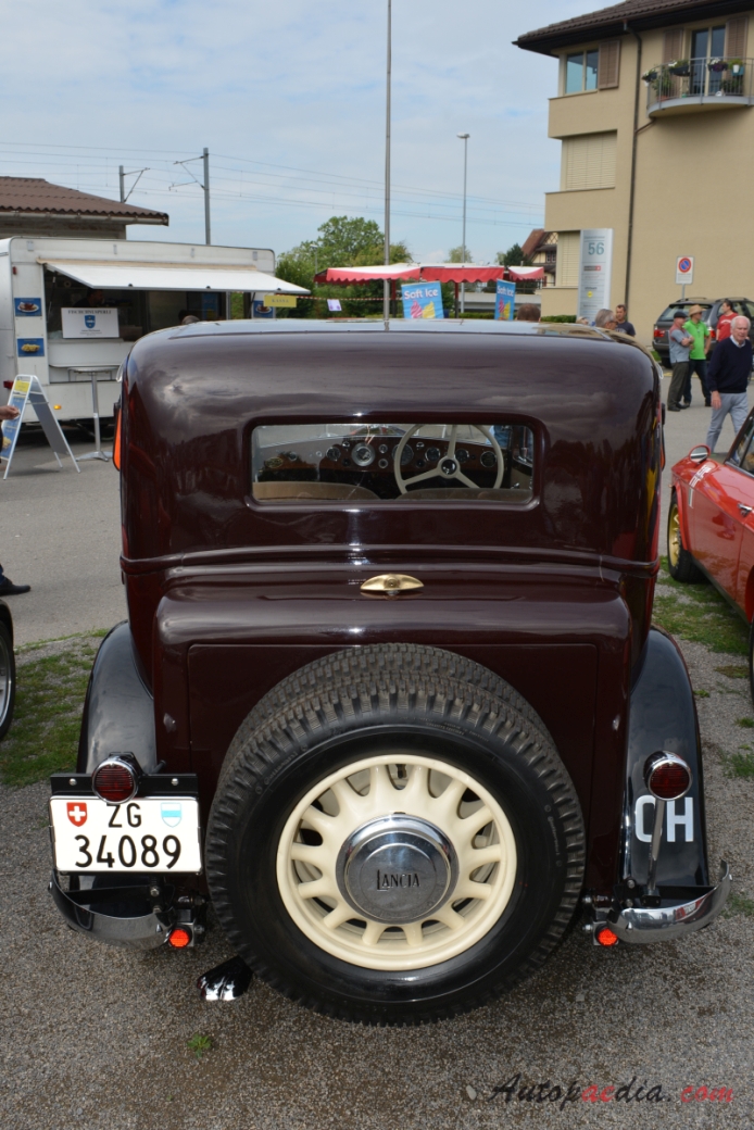 Lancia Augusta 1933-1936 (1934-1936 berlina 4d), tył