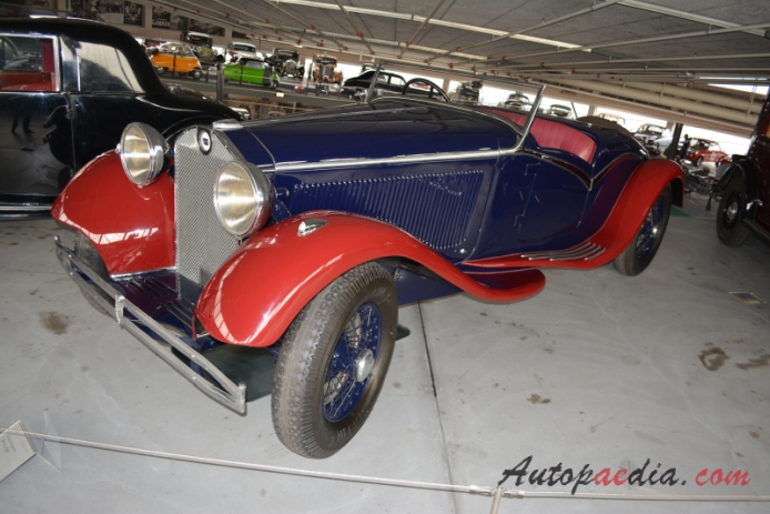 Lancia Augusta 1933-1936 (1936 Farina roadster/2d), left front view