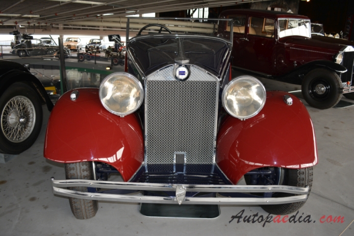 Lancia Augusta 1933-1936 (1936 Farina roadster/2d), front view
