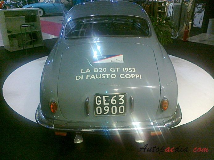 Lancia Aurelia B20 1951-1958 (1953 GT 3rd Series Pininfarina Coupé 2d), rear view