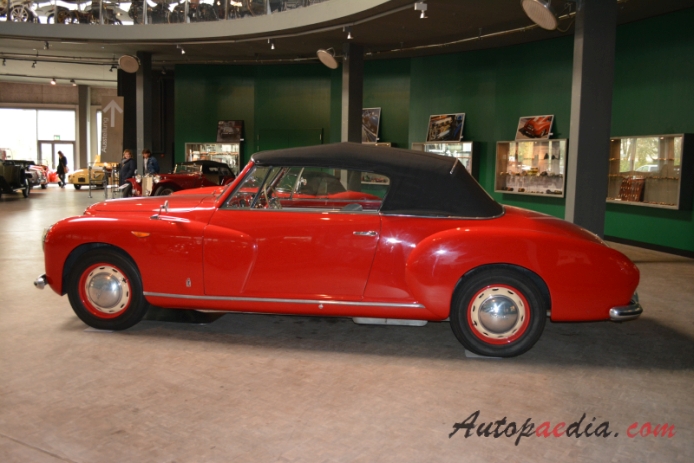 Lancia Aurelia B50 Pininfarina 1950-1952 (1950 cabriolet 2d), lewy bok