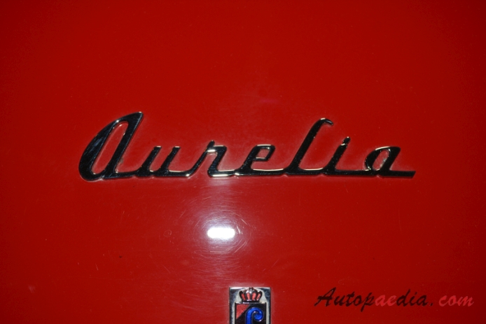 Lancia Aurelia B50 Pininfarina 1950-1952 (1950 cabriolet 2d), emblemat tył 