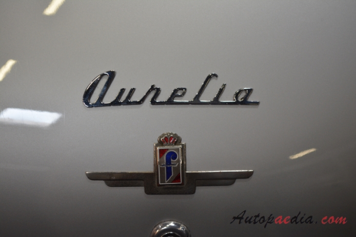 Lancia Aurelia B50 Pininfarina 1950-1952 (1951 cabriolet 2d), emblemat tył 
