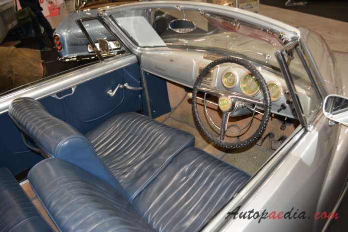 Lancia Aurelia B50 Pininfarina 1950-1952 (1951 cabriolet 2d), wnętrze