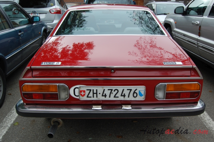 Lancia Beta 1972-1984 (1981 Coupé 2000), tył