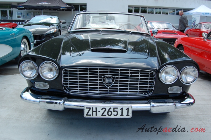 Lancia Flaminia 1957-1970 (1962 GT Touring 3C convertible 2d), front view