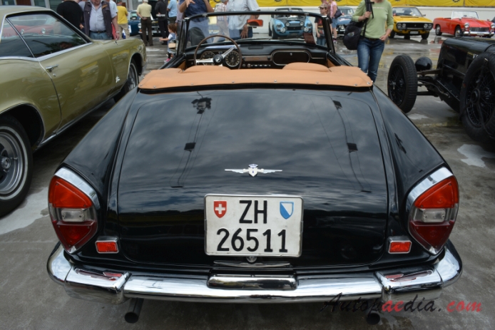 Lancia Flaminia 1957-1970 (1962 GT Touring 3C convertible 2d), rear view