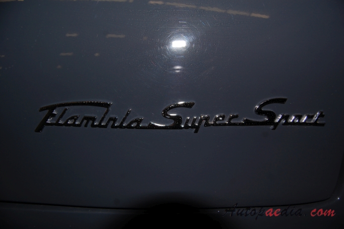 Lancia Flaminia 1957-1970 (1966 Super Sport 3 C 2.8 Zagato Coupé 2d), rear emblem  