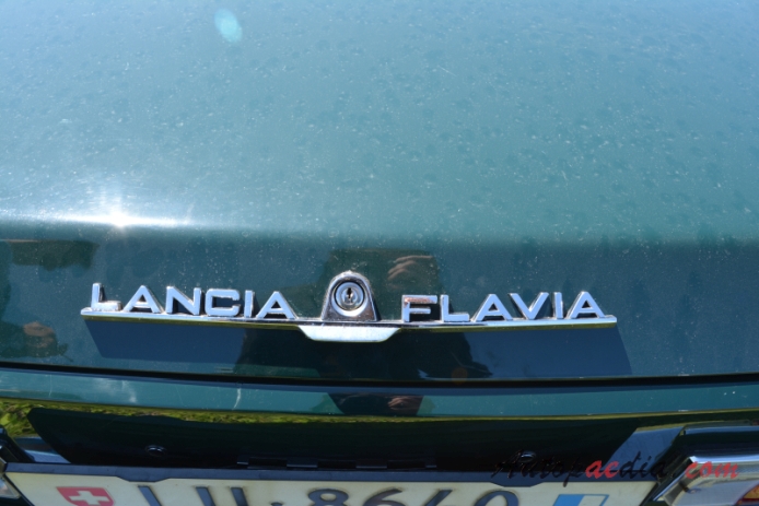 Lancia Flavia 1960-1970 (1969-1970 2000 Pininfarina Coupé 2d), rear emblem  