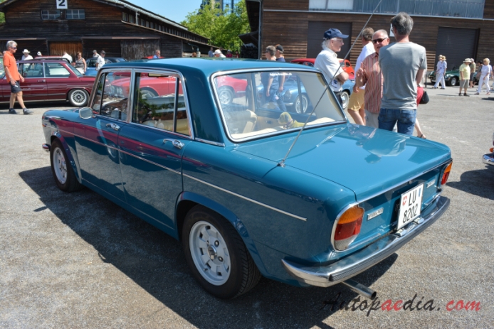 Lancia Fulvia 1963-1976 (1969-1973 Series 2 Berlina 4d),  left rear view