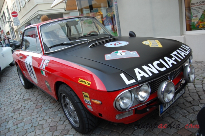 Lancia Fulvia 1963-1976 (1970-1973 HF 2nd series Coupé), right front view