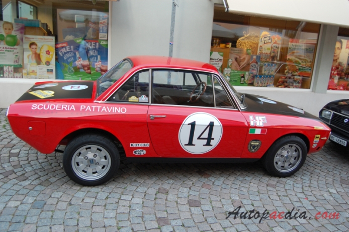 Lancia Fulvia 1963-1976 (1970-1973 HF 2nd series Coupé), right side view