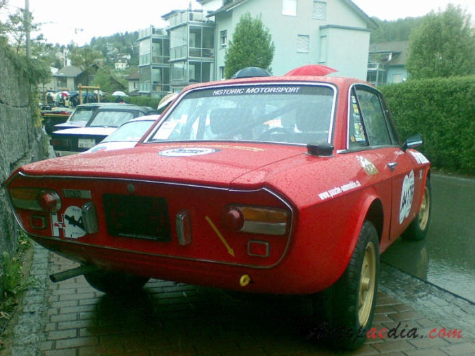 Lancia Fulvia 1963-1976 (1972 1.3 S Coupé), prawy tył