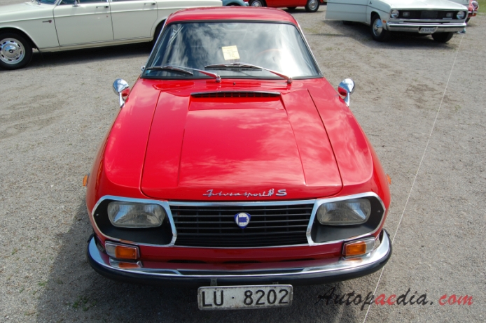Lancia Fulvia 1963-1976 (1972 Sport 1.3S Zagato copü), front view