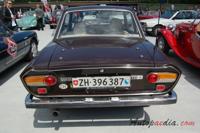 Lancia Fulvia 1963-1976 (1974-1976 Fulvia 3 Coupé), rear view