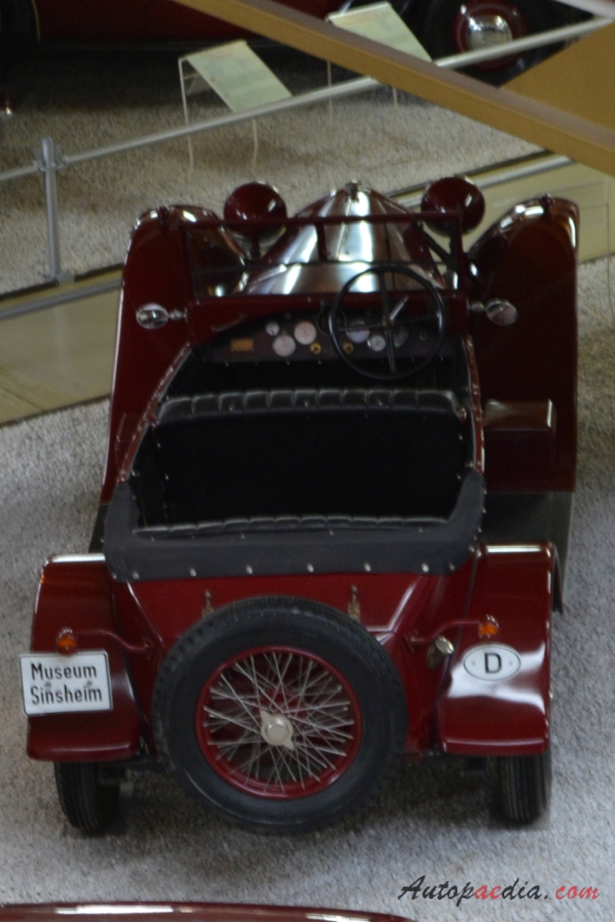 Lancia Lambda 1922-1931 (1926 torpedo 4d), tył