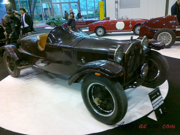 Lancia Lambda 1922-1931 (1927 7. series Franchetti roadster), prawy przód