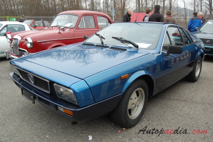 Lancia Montecarlo 1975-1982 (1977 cabriolet series 1), left front view