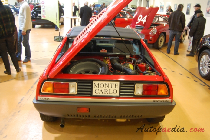 Lancia Montecarlo 1975-1982 (1980 Coupé series 2), rear view