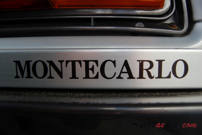 Lancia Montecarlo 1975-1982 (1982 Coupé series 2), emblemat tył 