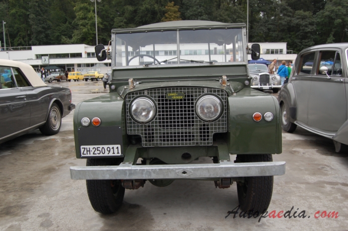 Land Rover Series 1 1948-1958 (1952 off-road 2d), front view