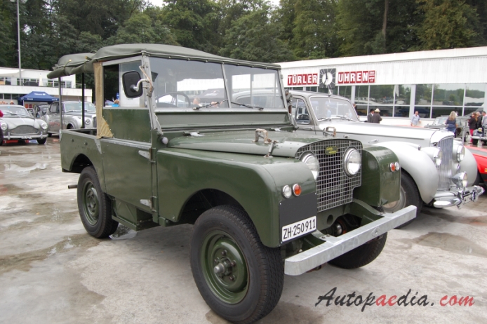 Land Rover Series 1 1948-1958 (1952 off-road 2d), right front view