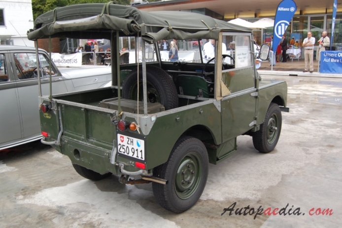 Land Rover Series 1 1948-1958 (1952 off-road 2d), prawy tył