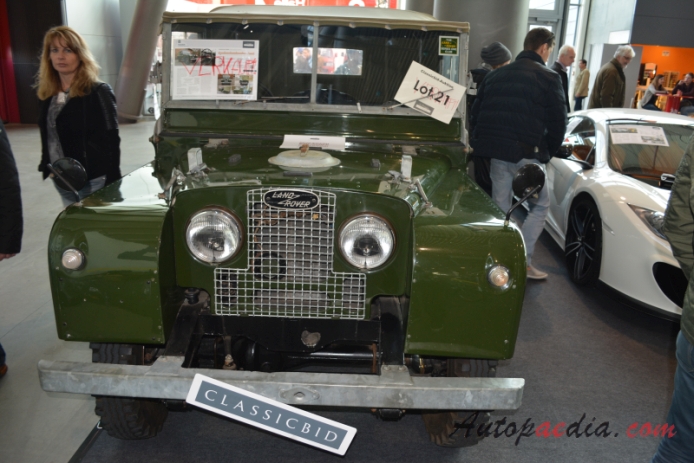 Land Rover Series 1 1948-1958 (1953 Land Rover 80 off-road 2d), front view