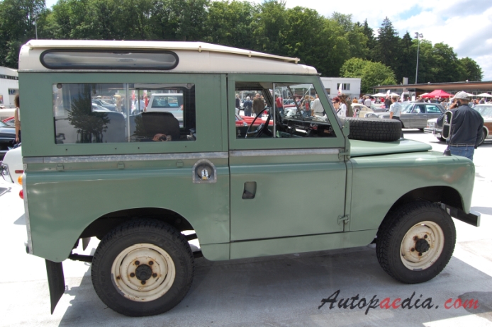 Land Rover Series 2, 2a 1958-1971 (1958-1968 off-road 3d), right side view
