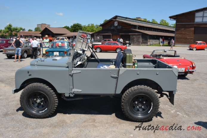 Land Rover Series 2, 2a 1958-1971 (1958-1968 off-road 3d), lewy bok