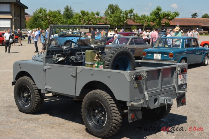 Land Rover Series 2, 2a 1958-1971 (1958-1968 off-road 3d), lewy tył