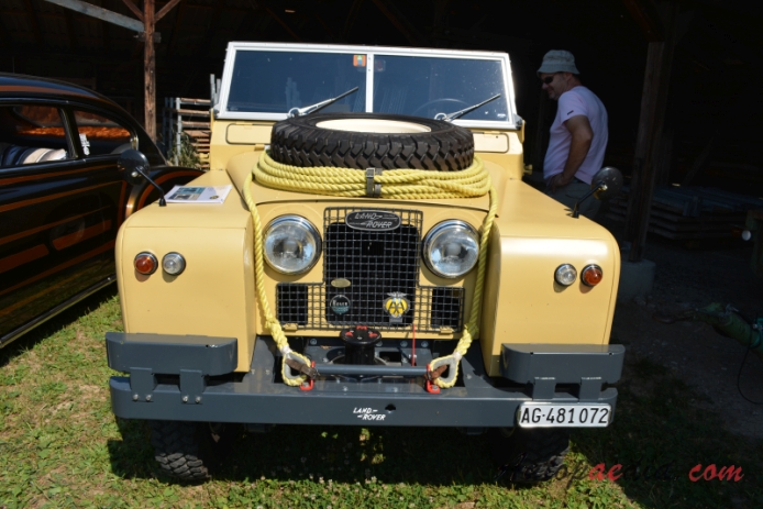 Land Rover Series 2, 2a 1958-1971 (1962 pickup 2d), front view