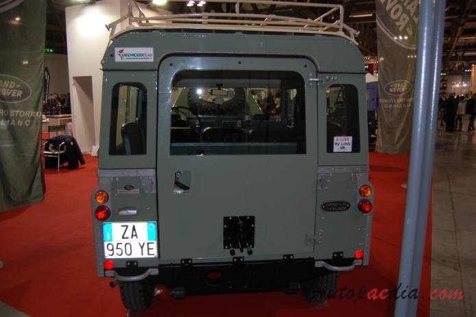 Land Rover Series 2, 2a 1958-1971 (1965 2A SW off-road 3d), rear view