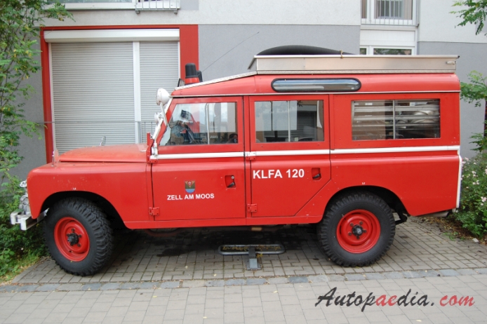 Land Rover Series 3 1971-1985 (fire engine 5d), left side view