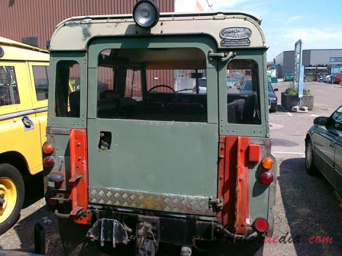 Land Rover Series 3 1971-1985 (off-road 3d), rear view