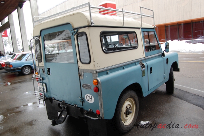 Land Rover Series 3 1971-1985 (off-road 3d), right rear view