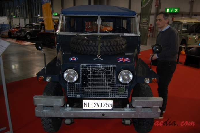 Land Rover 1/2 ton Lightweight Series IIA 1968-1972 (1969 military truck off-road), front view