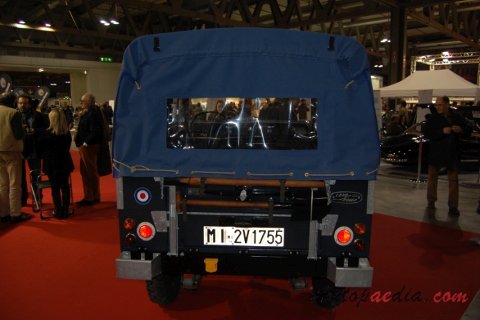 Land Rover 1/2 ton Lightweight Series IIA 1968-1972 (1969 military truck off-road), rear view