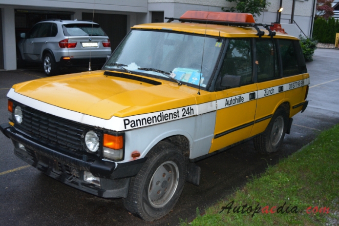 Range Rover 1st generation (Range Rover Classic) 1970-1995 (1986-1995 SUV 5d), left front view