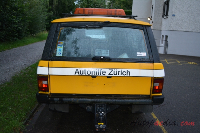Range Rover 1st generation (Range Rover Classic) 1970-1995 (1986-1995 SUV 5d), rear view