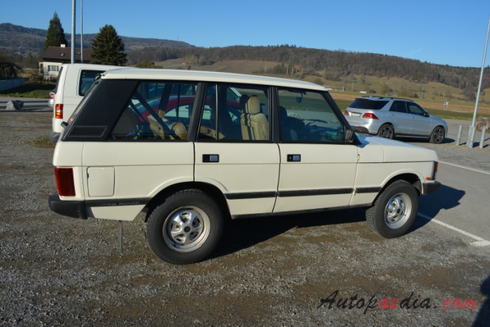Range Rover 1st generation (Range Rover Classic) 1970-1995 (1986-1995 SUV 5d), right side view