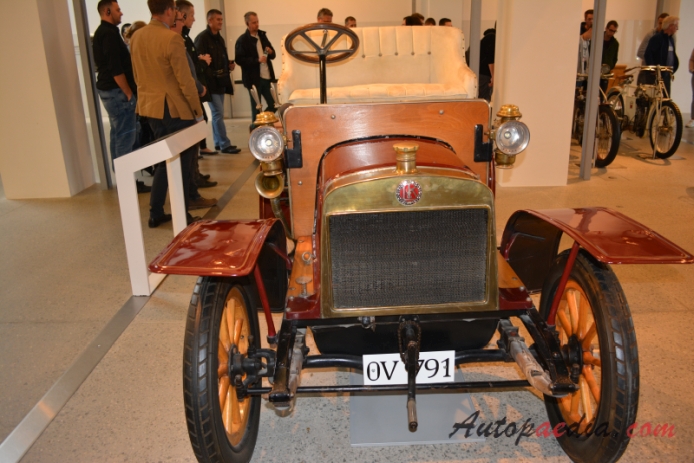 Laurin-Klement Type A 1905-1907 (1906 Voiturette), przód