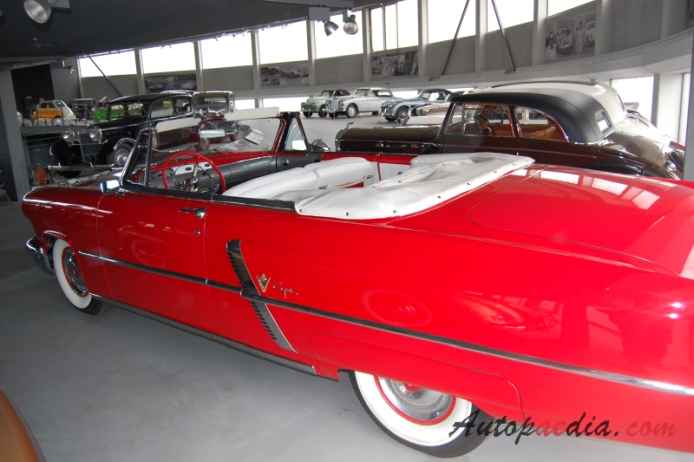 Lincoln Capri 1952-1959 (1953 convertible 2d), left side view