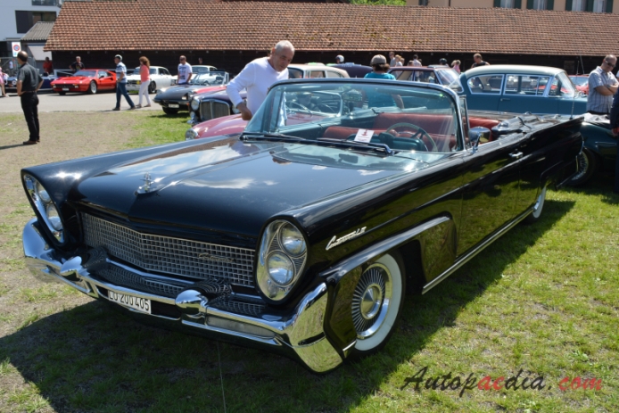 Lincoln Mark Series 3rd generation 1958-1960 (1958 Continental Mark III convertible 2d), left front view
