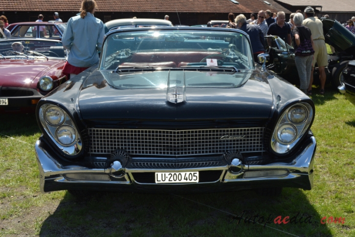 Lincoln Mark Series 3rd generation 1958-1960 (1958 Continental Mark III convertible 2d), front view