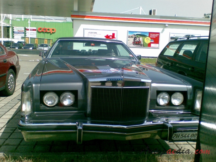 Lincoln Mark Series 6th generation 1977-1979 (Continental Mark V Coupé 2d), front view