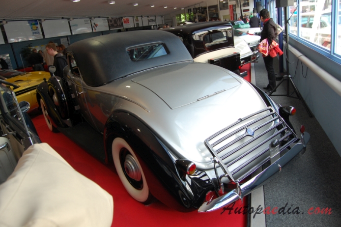 Lincoln K-series 1931-1942 (1936 LeBaron Coupé 2d),  left rear view