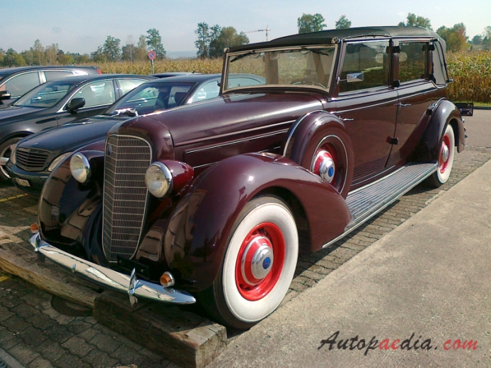 Lincoln K-series 1931-1942 (1936 convertible 4d), lewy przód