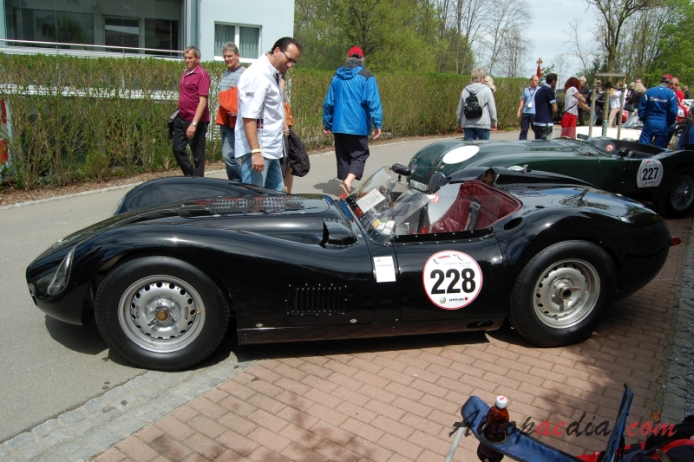 Lister Jaguar Knobbly BHL 16 (1958), left side view